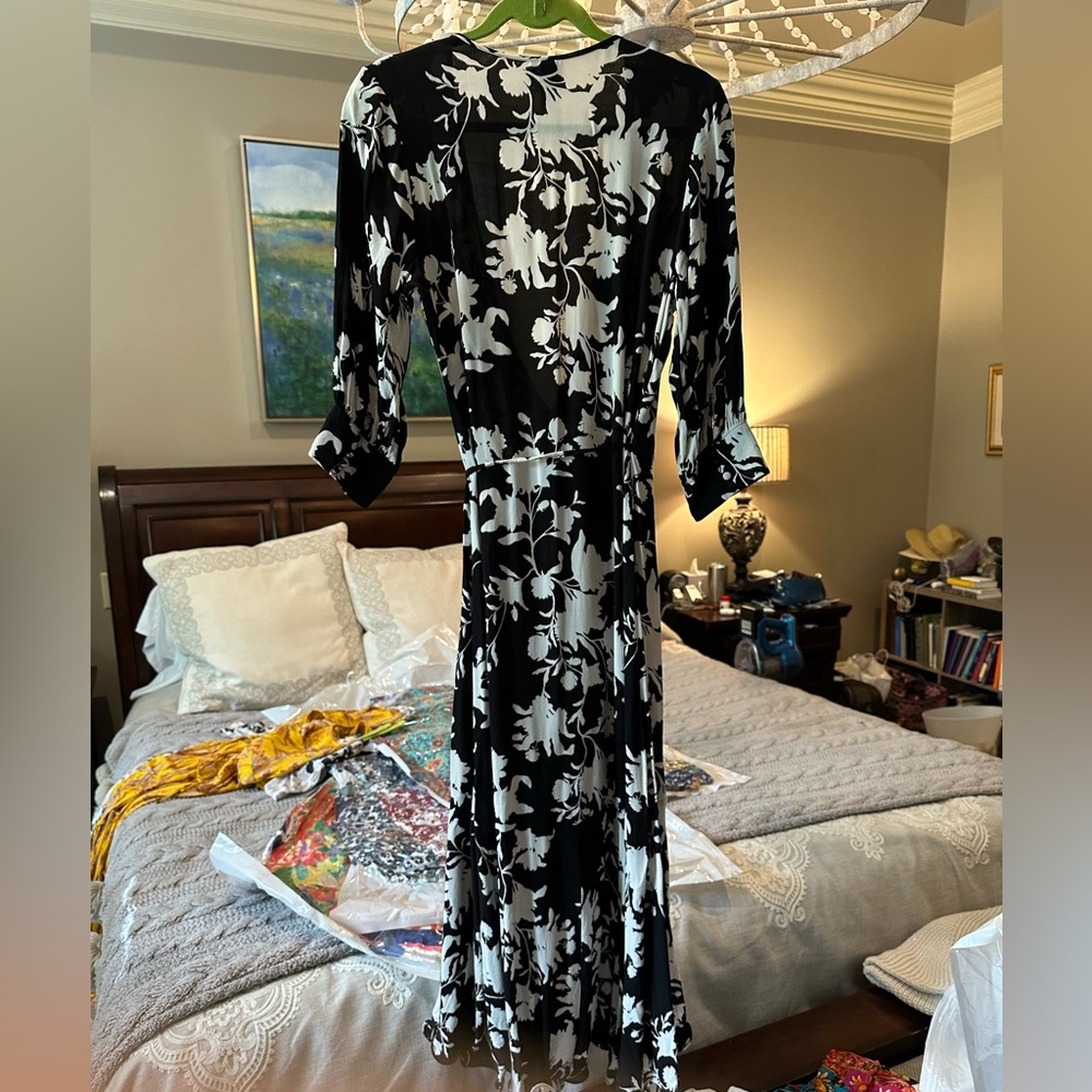 Pre-Owned Johanna Ortiz dress for H&M Black & White